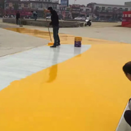 西青彩色路面喷涂翻新的使用寿命多长